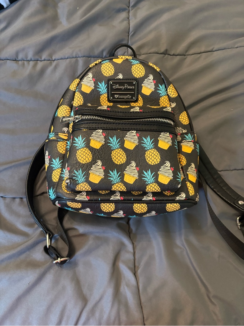 🍍 Disney Parks Loungefly Dole Whip Pineapple Mini Backpack | Retired
